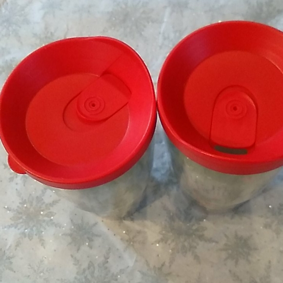 BNWT The Grinch Dr Seuss 2 travel mugs large - Picture 4 of 4